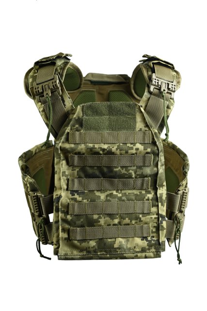 Plate carrier BarahtAr XS-S (190×295; 225×305), 2 quick release systems, pixel