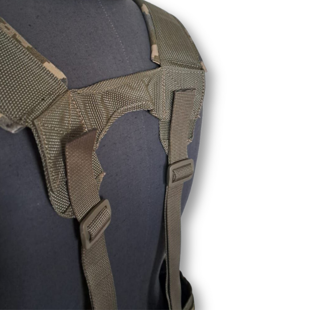 Belt-shoulder system “BarahtAr”, 4 points: L, pixel